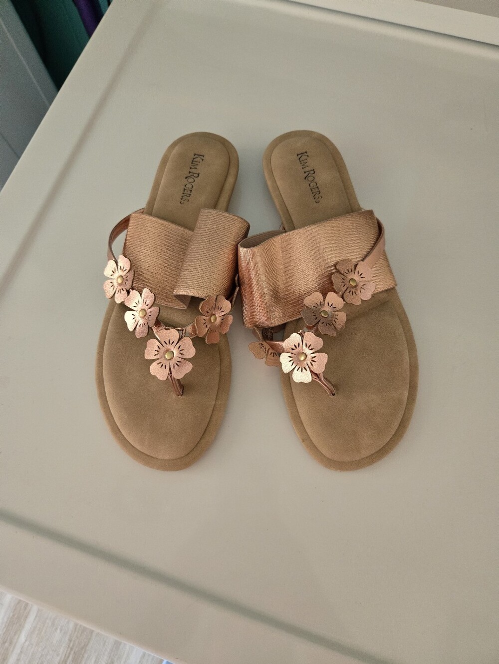 Kim Rogers Celia Sandals in  Rose Gold  US 7